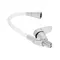 Змішувач для кухні Lidz Tani 008F3 з гнучким виливом (k40) LDTAN008F3WCR37037 Chrome/White