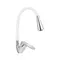Змішувач для кухні Lidz Tani 008F3 з гнучким виливом (k40) LDTAN008F3WCR37037 Chrome/White