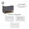 Тумба підвісна Qtap Robin 800х580х500 GRAPHITE/WHITISH OAK QT1374TPВ8002NGWO