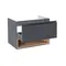 Тумба підвісна Qtap Robin 800х580х500 GRAPHITE/WHITISH OAK QT1374TPВ8002NGWO