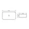 Раковина-чаша Qtap Tern 605x350x140 White з донним клапаном QT17112270W