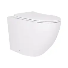 Унітаз підвісний Qtap Robin Ultra Quiet безобідковий з сідінням Soft-close 520x365x365 мм WHITE