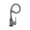 Змішувач для кухні Brinex Pure 015F3 з гнучким виливом   Graphite/Grey BRIPUR015F3GRG