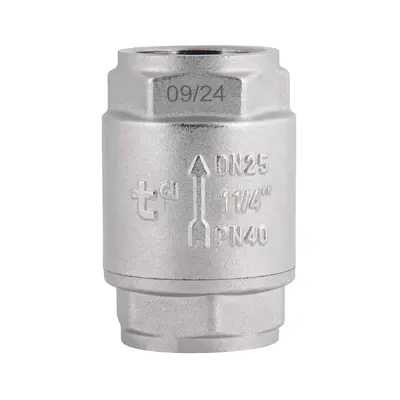 Зворотний клапан Thermo Alliance Forte 1 1/4"ВВ нікель із латунним штоком TAF240W32