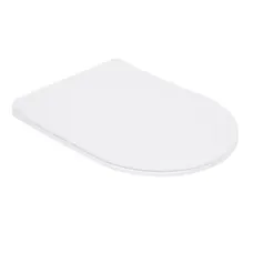 Сидіння для унітаза (Robin 520,660, Scorpio 520,660) 460x362x50 мм, White, з мікроліфтом, Slim Duroplast, Quick Release QTSC179W47351 Qtap