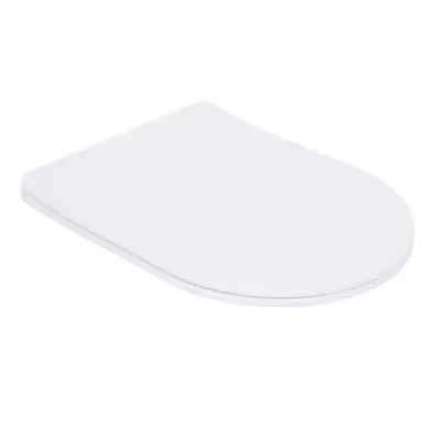 Сидіння для унітаза (Robin 520,660, Scorpio 520,660) 460x362x50 мм, White, з мікроліфтом, Slim Duroplast, Quick Release QTSC179W47351 Qtap