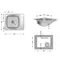 Кухонна мийка Brinex 5848 0,8 мм Micro Decor (BRIN5848MDEC08)