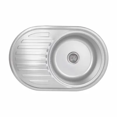 Кухонна мийка Brinex 7750 0,8 мм Micro Decor (BRIN7750MDEC08)