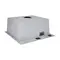 Lidz Handmade H5050HB Мийка для кухні інтегрована Decor Black PVD Honeycomb 2,5/0,5 мм LDH5050BDECPVD48369