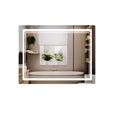 Дзеркало Qtap Cardinal (CA2) 1000х800 з LED-підсвічуванням Touch, з антизапотіванням, з димером, рег. темп. кольору (3000-6500K) QT0478C1008048455