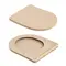 Унітаз підвісний Qtap Robin Ultra Quiet 520×365×340 мм, Beige, з сидінням Slim Duroplast / Soft-close / Quick Release QTROB26SB48997