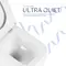 Унітаз підвісний Qtap Gemini Ultra Quiet 485×340×350 мм, White, з сидінням Slim Duroplast / Soft-close / Quick Release QTTAU26W49119