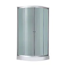 Душовий бокс Lidz Tani SB100x100.SAT.LOW.FR, скло Frost 4 мм