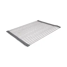 Сушарка на кухонну мийку Lidz Acsis LA01 Gray, кругла основа, для посуду 440х320 мм LDACSLA01GRA49779