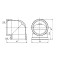 Кут SD Forte 1" 1/4 ВВ SF36832