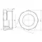 Футорка SD Forte 1" 1/2х1" ЗВ SF3744025