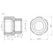 Муфта обтискна SD Forte 16х1/2" В SF171W1615