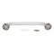 Поручень Lidz Oreo 0301 прямий 35 см LDORE0301CRM22318 Chrome