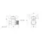 Кран кульовий Thermo Alliance Standart 1" ВЗ для газу (метелик) SD607NG25PN40