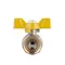 Кран кульовий Thermo Alliance Standart 1" ВЗ для газу (метелик) SD607NG25PN40