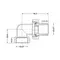 Згін-американка Thermo Alliance Base 1/2"ВЗ кутова, нікель SD191W15