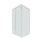 Душова кабіна Qtap Pisces CRM107-9SP5 75-90x75-90 см, скло Pear 5 мм без піддона
