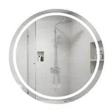 Дзеркало Qtap Mideya R800 з LED-підсвічуванням Touch, з антизапотіванням, димером QT2078NCR8080W