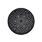 Лійка для верхнього душу Qtap Hlavova D 230 мм округла QTHLA107BLM45788 Black Matt