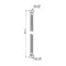 Шланг для води Thermo Alliance Standart 30 см NYLON 1/2"x1/2" ВВ TAS387W30