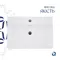 Комплект Qtap Nando LT: Раковина підвісна прамокутна 610х420х140 мм White + Донний клапан PU02O