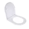Сидіння для унітаза підлогового (Dove) 425×363×30 мм, White, з мікроліфтом, Slim Duroplast, Quick Release QT06228380BW3 Qtap