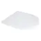 Сидіння для унітаза підлогового (Dove) 425×363×30 мм, White, з мікроліфтом, Slim Duroplast, Quick Release QT06228380BW3 Qtap