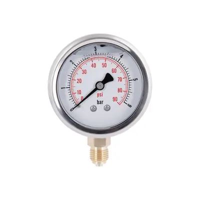 Манометр із гліцерином Thermo Alliancе Forte 6 бар, 1/4"З, нижнє підключення TAF170G6B