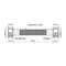 Шланг для води Thermo Alliance Forte D10 (посилений) 40 см, нерж. оплетення 1/2"x1/2" ВВ TAF384W40
