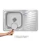 Кухонна мийка Brinex 7848 0,8 мм Micro Decor (BRIN7848MDEC08)