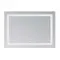 Дзеркало Lidz Kubis (KU2) 1000х800 з LED-підсвічуванням Touch, з антизапотіванням, з димером, рег. яскравості LD78LF6141008048450