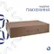 Комплект Qtap Kolibri: Раковина накладна 425x425x140 мм, White, квадратна + Донний клапан Pop-up PU02