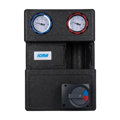 Насосна група Icma №R001 1 1/2"x1" підключення праворуч, без насоса 93R001AFD53SC