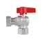 Кран кульовий Thermo Alliance Standart 3/4"ВВ кутовий, PN40, з накидною гайкою TAS223W20