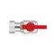Кран кульовий Thermo Alliance Standart 3/4"ВВ кутовий, PN40, з накидною гайкою TAS223W20