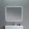 Дзеркало Qtap Taurus (TA1) 800×700 мм з LED-підсвічуванням Touch, з антизапотіванням, з димером, рег. темп. кольору (3000-6500K) QTTAU80070048954