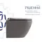 Унітаз підвісний Qtap Robin Ultra Quiet 520×365×340 мм, Stone grey, з сидінням Slim Duroplast / Soft-close / Quick Release QTROB26SG48996
