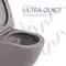 Унітаз підвісний Qtap Robin Ultra Quiet 520×365×340 мм, Stone grey, з сидінням Slim Duroplast / Soft-close / Quick Release QTROB26SG48996