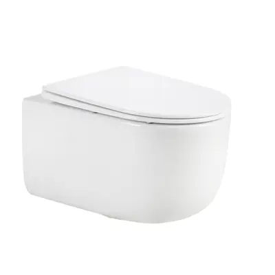 Унітаз підвісний Qtap Taurus Ultra Quiet 515×360×350 мм, White, з сидінням Slim Duroplast / Soft-close / Quick Release QTTAU26W49116