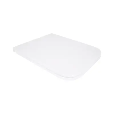 Сидіння для унітазу Qtap (Gemini 520) 448x357x38,5 мм, White, з мікроліфтом, Slim Duroplast, Quick Release QTSC179W49386
