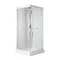 Душовий бокс Lidz Kubis SB90x90.SAT.LOW.FR, скло Frost 4 мм