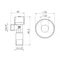 Кран приладовий кульовий SD Forte 1/2"х3/4" SF340W1520