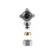 Кут обтискний SD Plus настінний 16х1/2" ВР SD162W1615