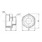 Ніпель редукційний SD Forte 1" 1/4х3/4" SF3593220