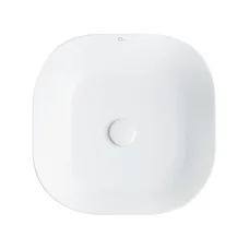 Раковина-чаша Qtap Kolibri 430х430х150 White з донним клапаном QT1011K396W